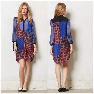 Moulinette Soeurs Anthropologie Silk Dress